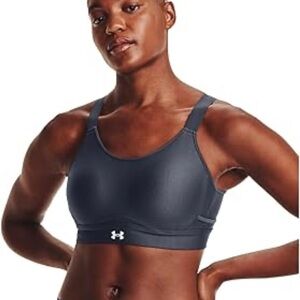 NWT  Under Armour Women’s Eclipse High Impact Sport Bra, Charcoal Size 34B